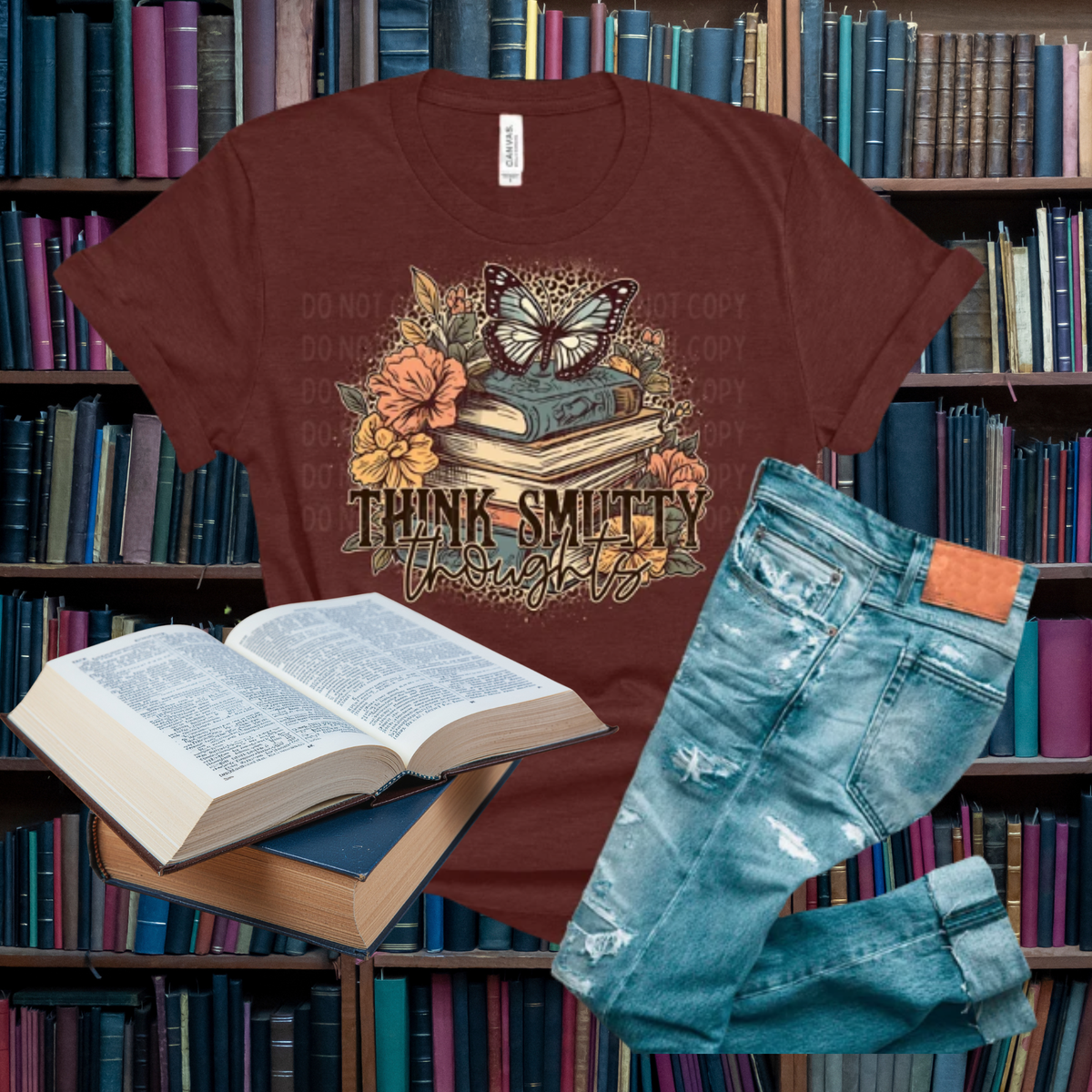 Think Smutty Thoughts DTF Print Only