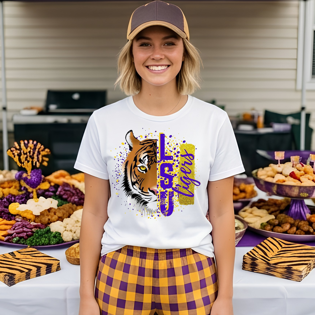 Tigers 1/2 Face DTF Print Only