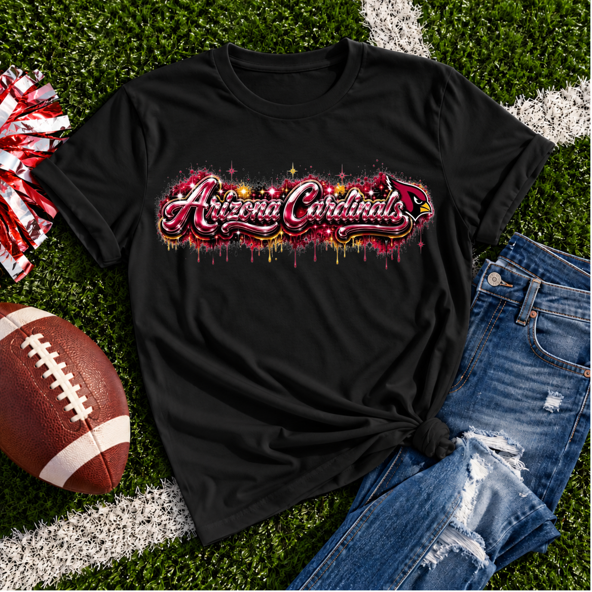 Arizona Cardinals Graffiti DTF Print