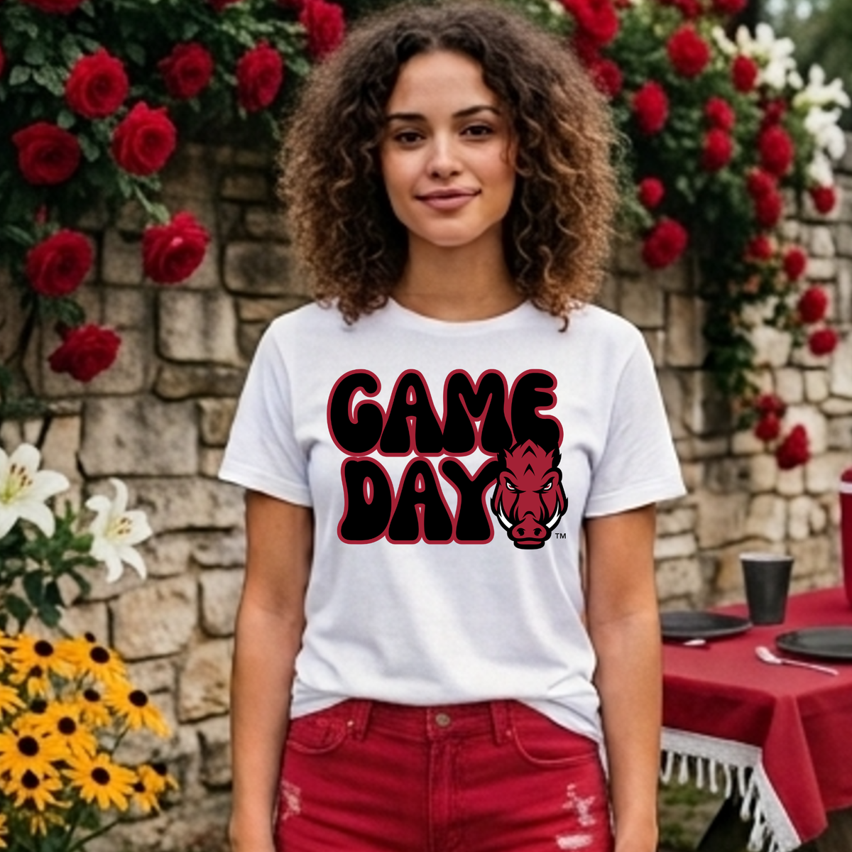 Game day Hog Head DTF Print Only