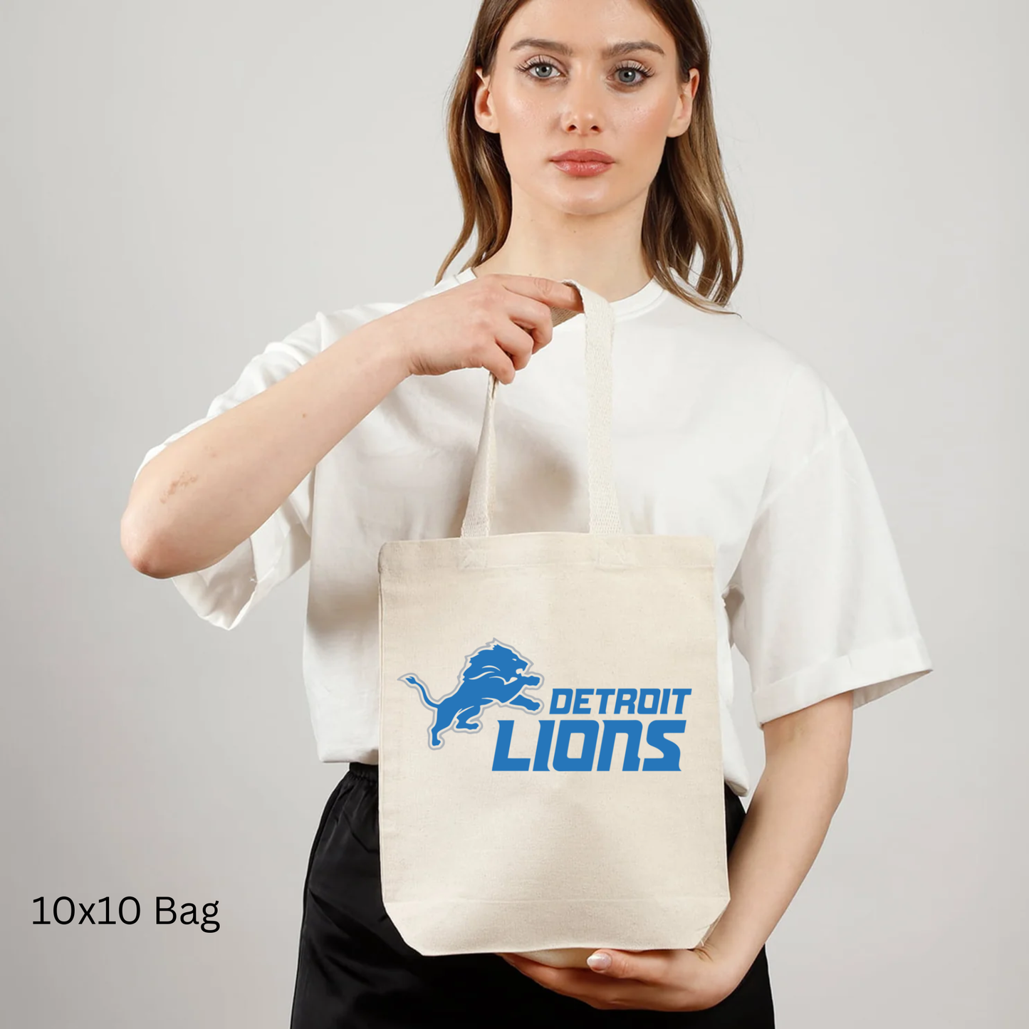 Team Canvas Tote Bag - Detroit