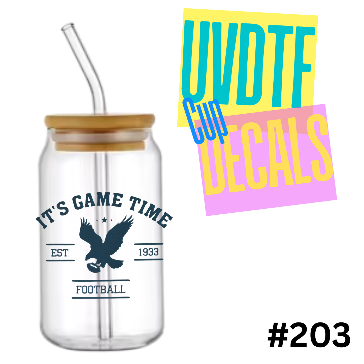 3 inch UVDTF Decal 203