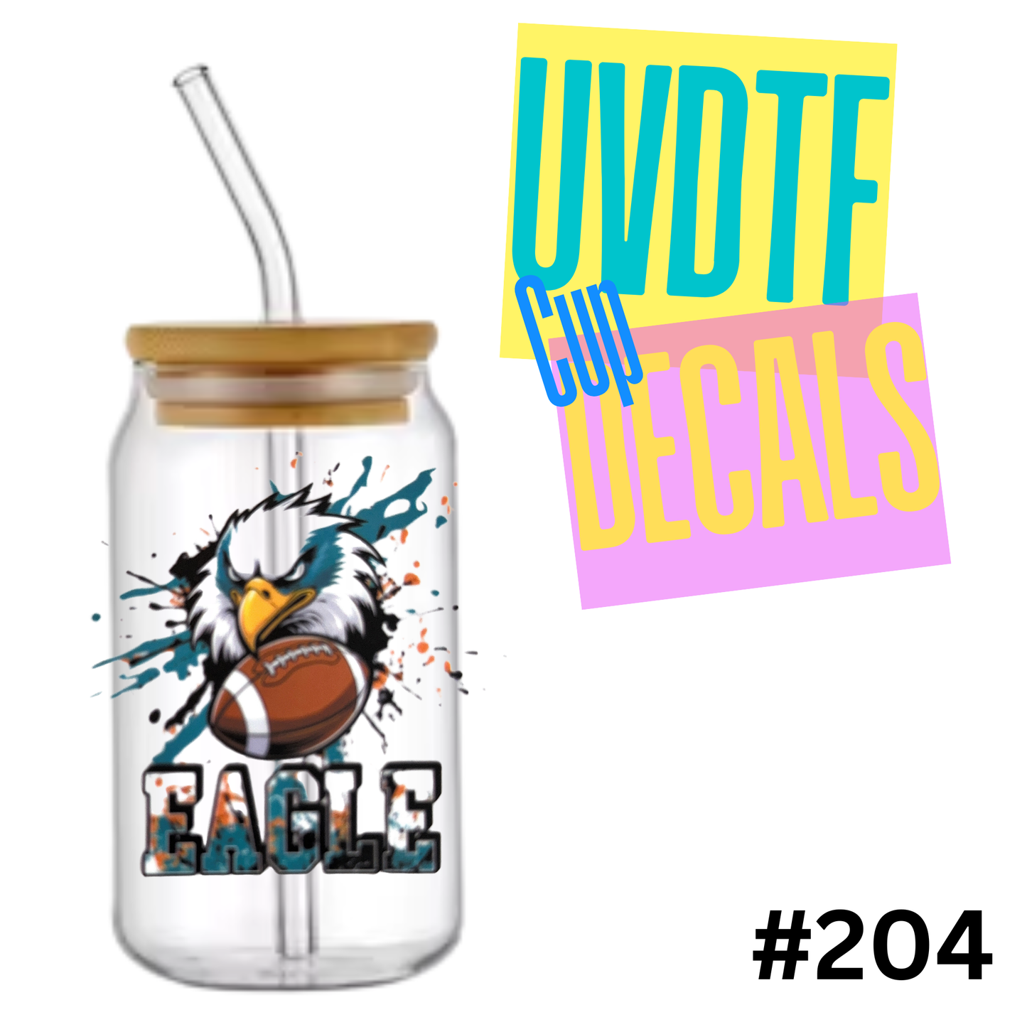 3 inch UVDTF Decal 204