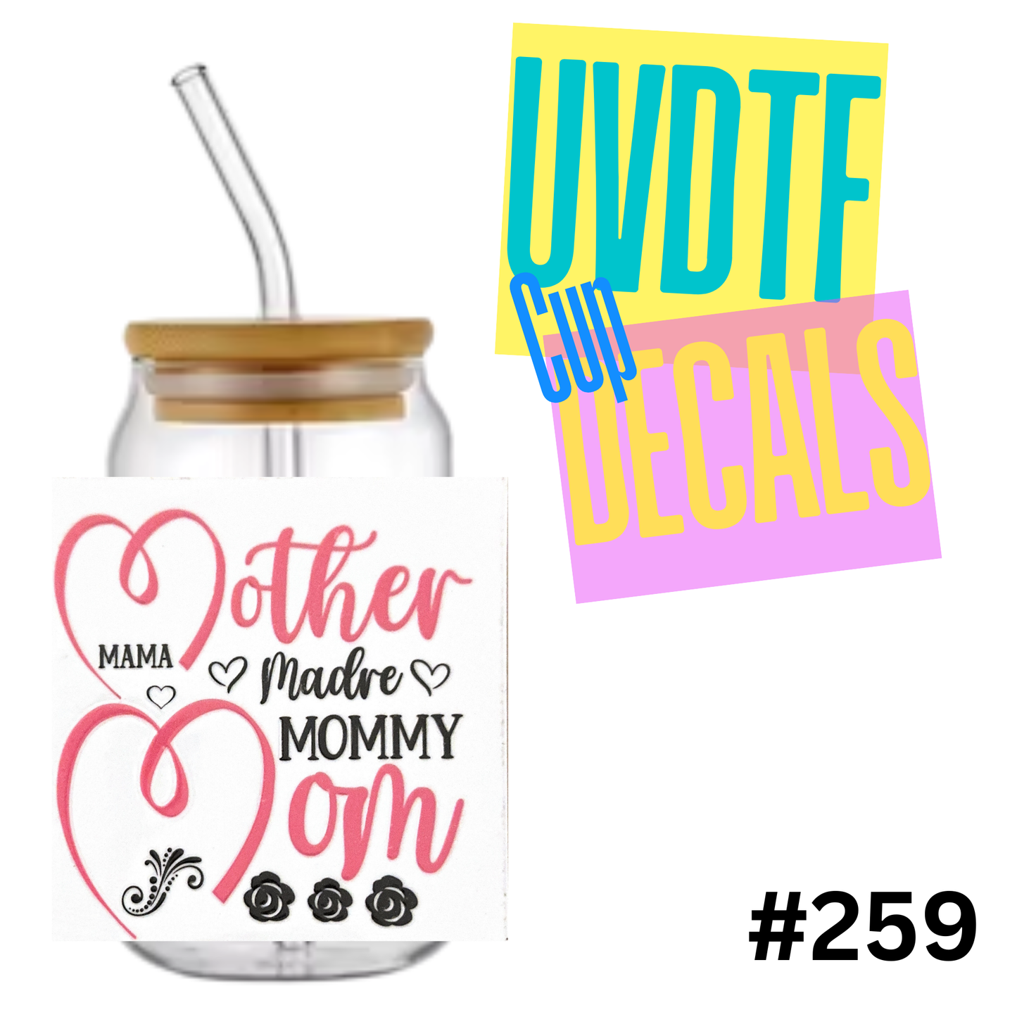 5 inch UVDTF Decal 259