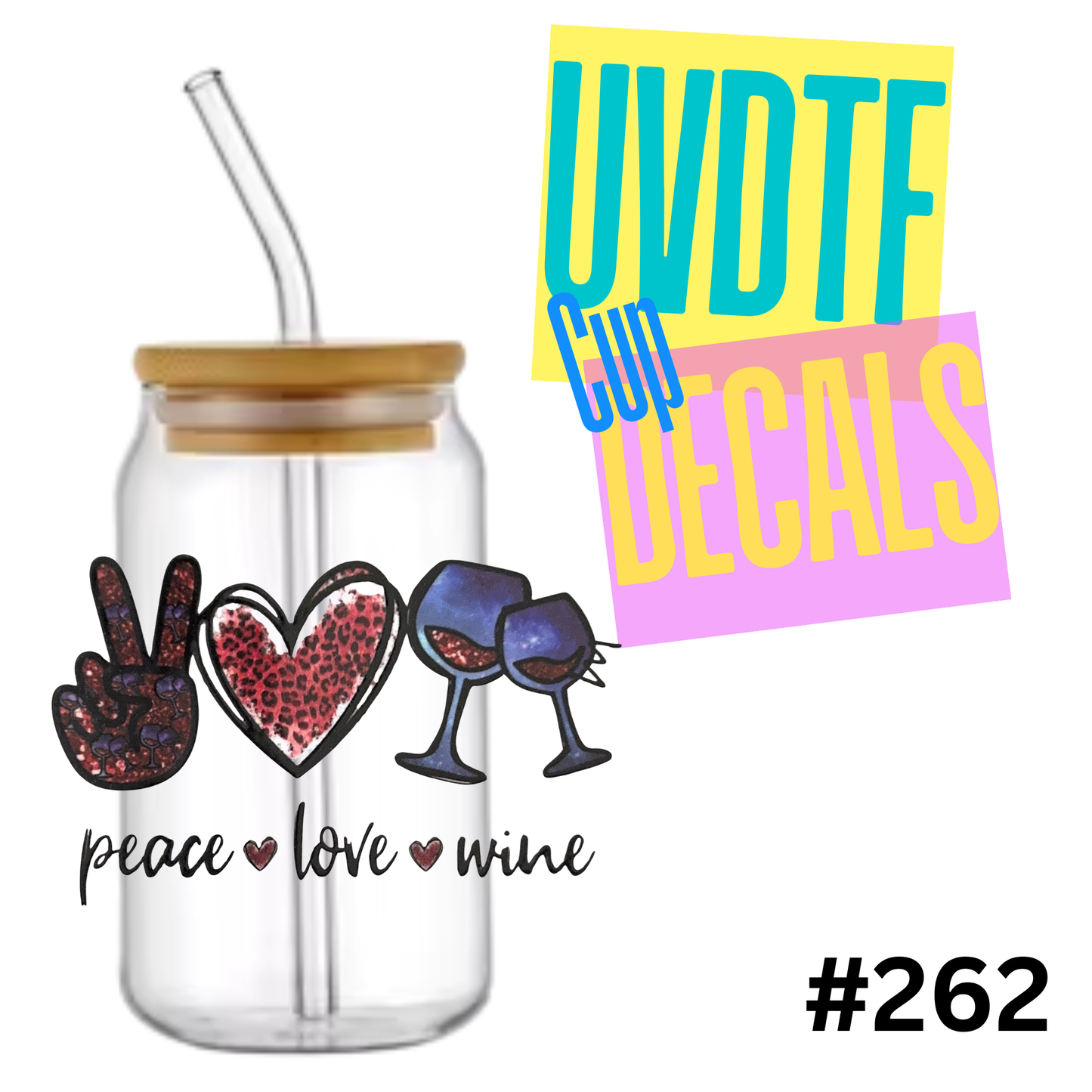 3 inch UVDTF Decal 262
