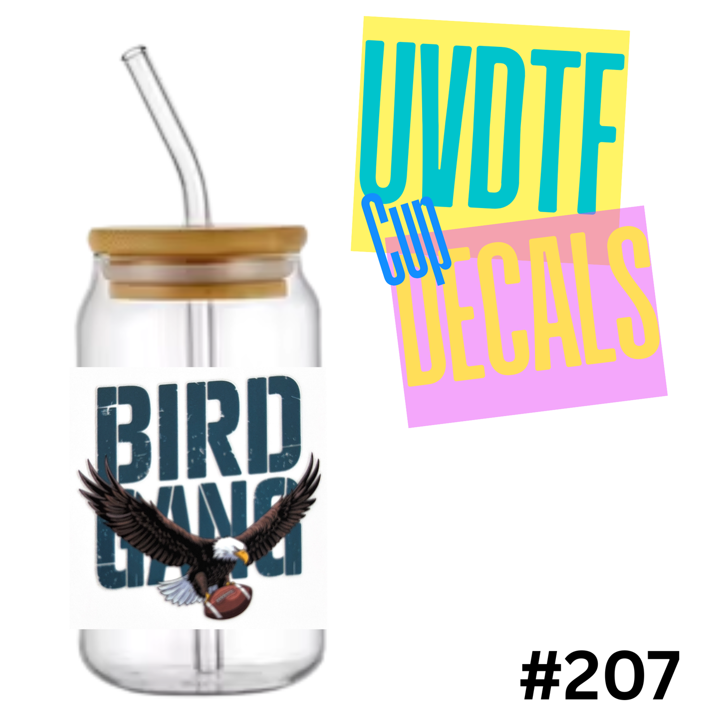 3 inch UVDTF Decal 207