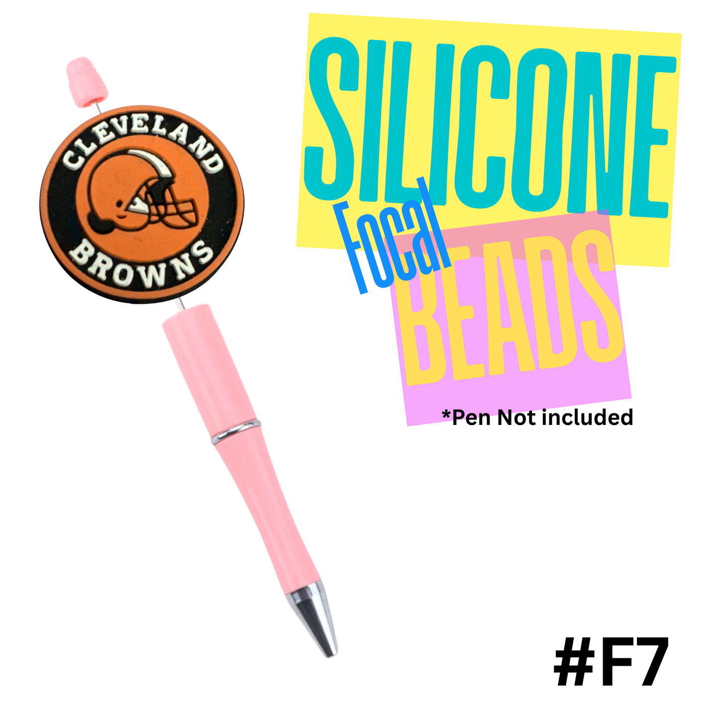 F7 Cleveland silicon focal bead