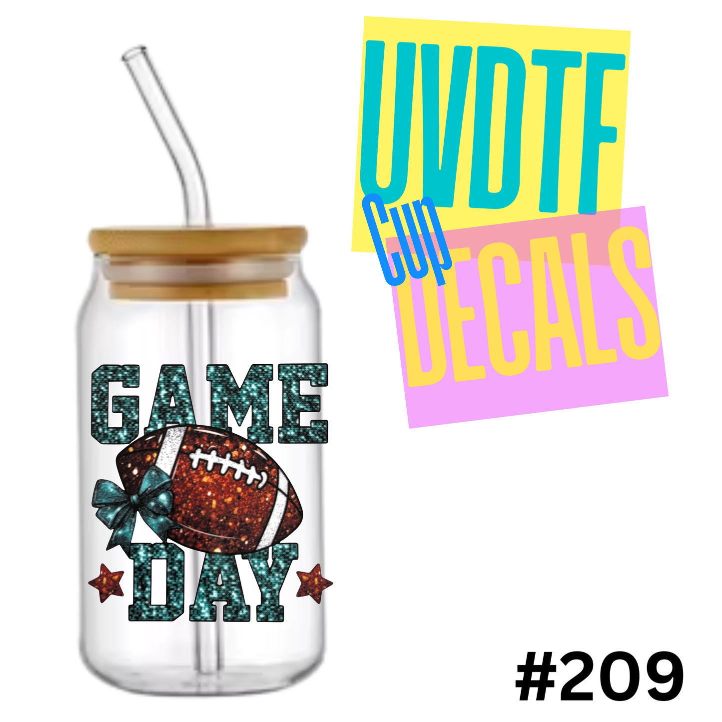 3 inch UVDTF Decal 209