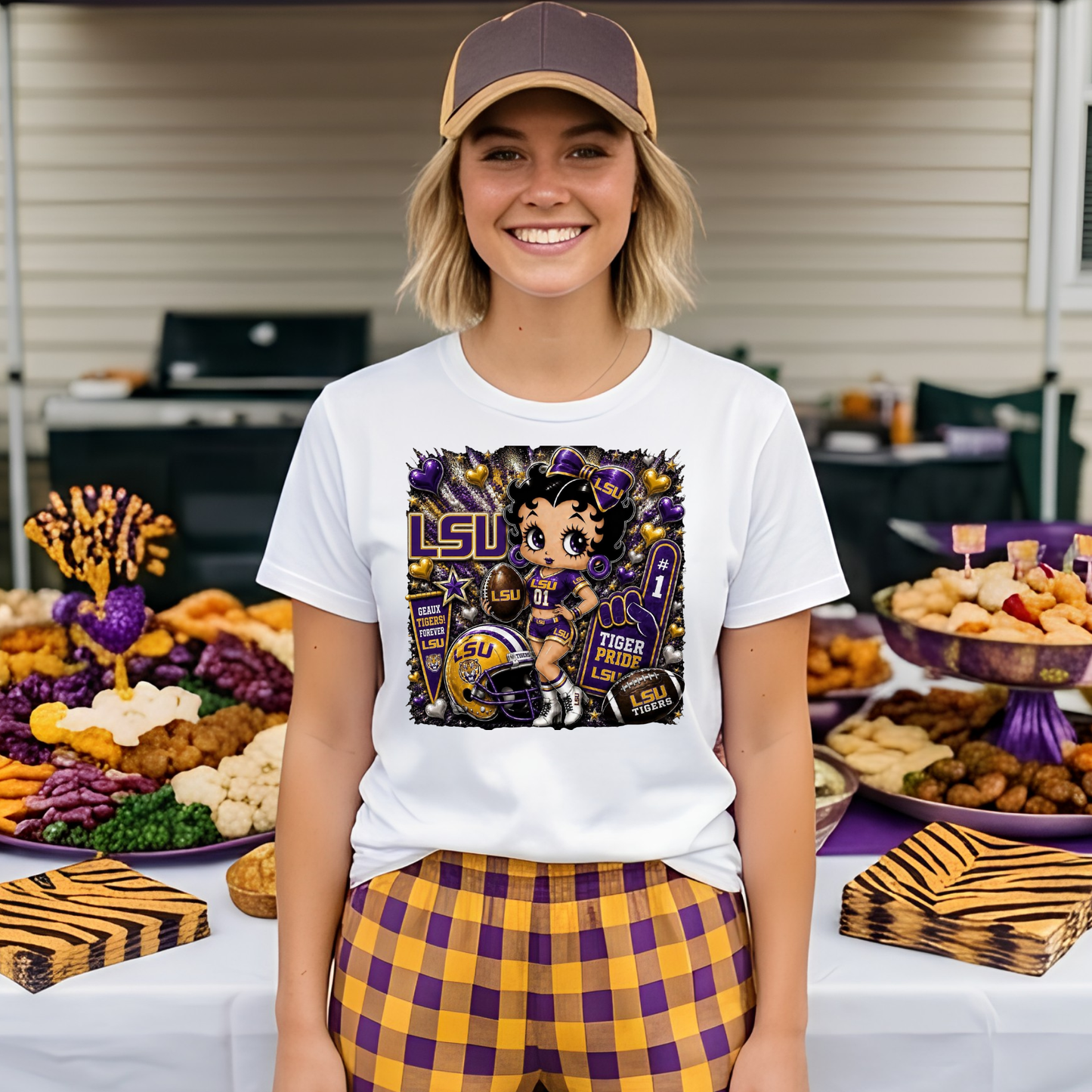 Betty Loves Her Tigers DTF Print Only