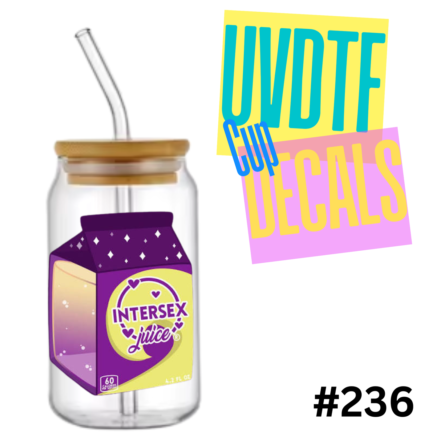 4.5 inch UVDTF Decal 236