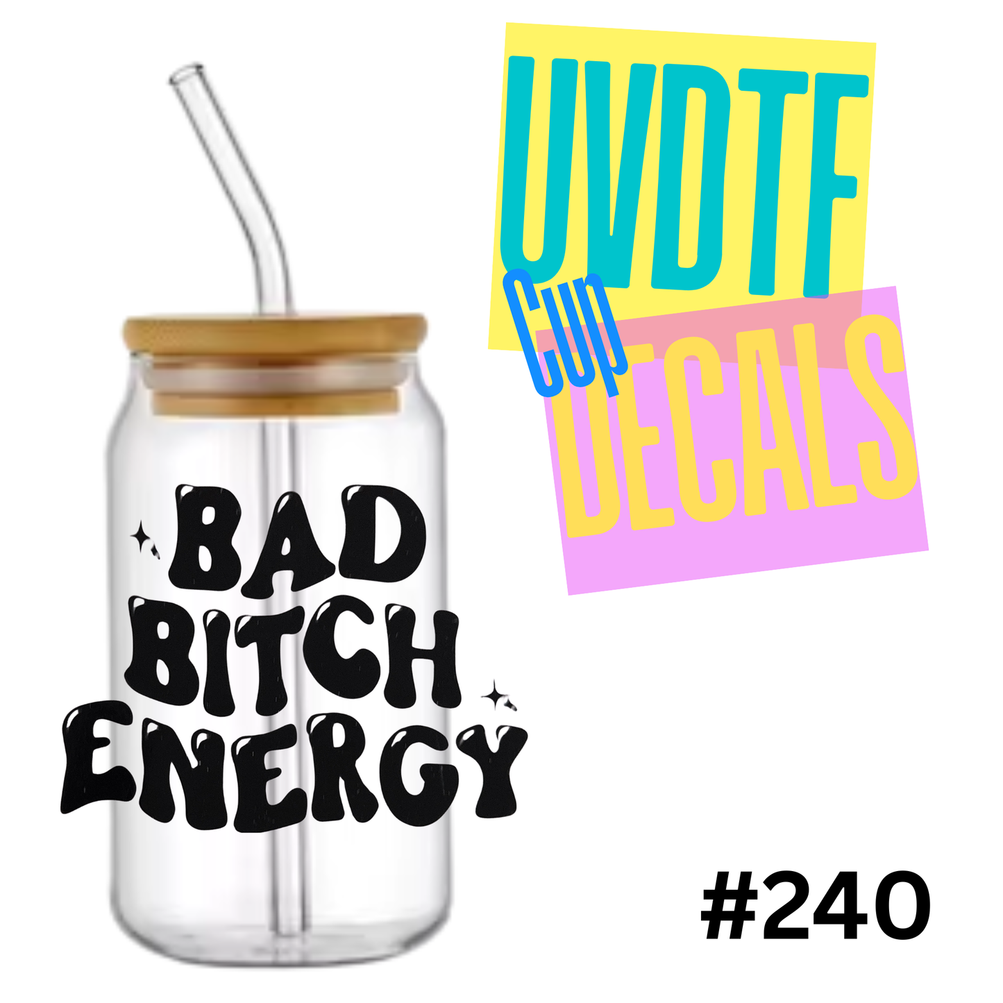 5 inch UVDTF Decal 240