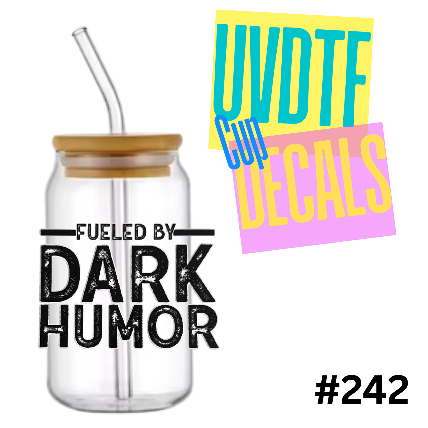 5 inch UVDTF Decal 242