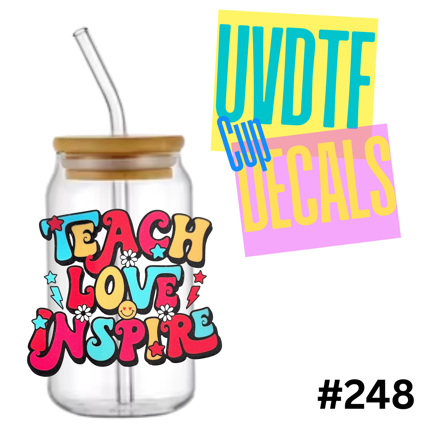 5 inch UVDTF Decal 248