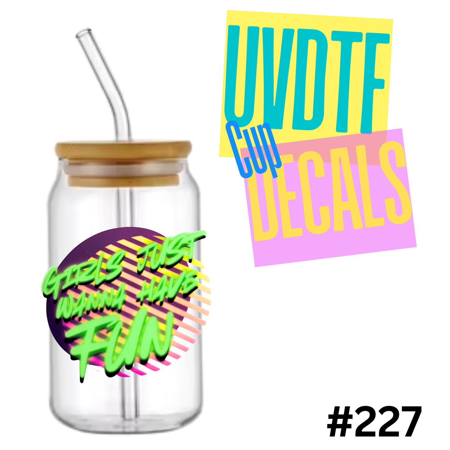 3 inch UVDTF Decal 227