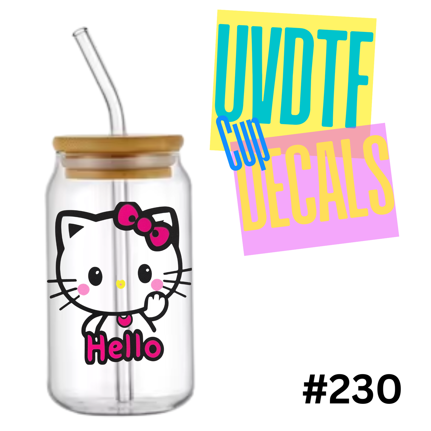 5 inch UVDTF Decal 230