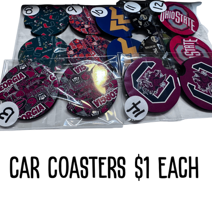 Car Coasters 1-48