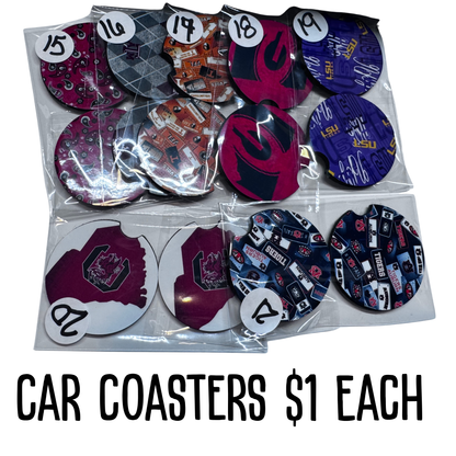 Car Coasters 1-48