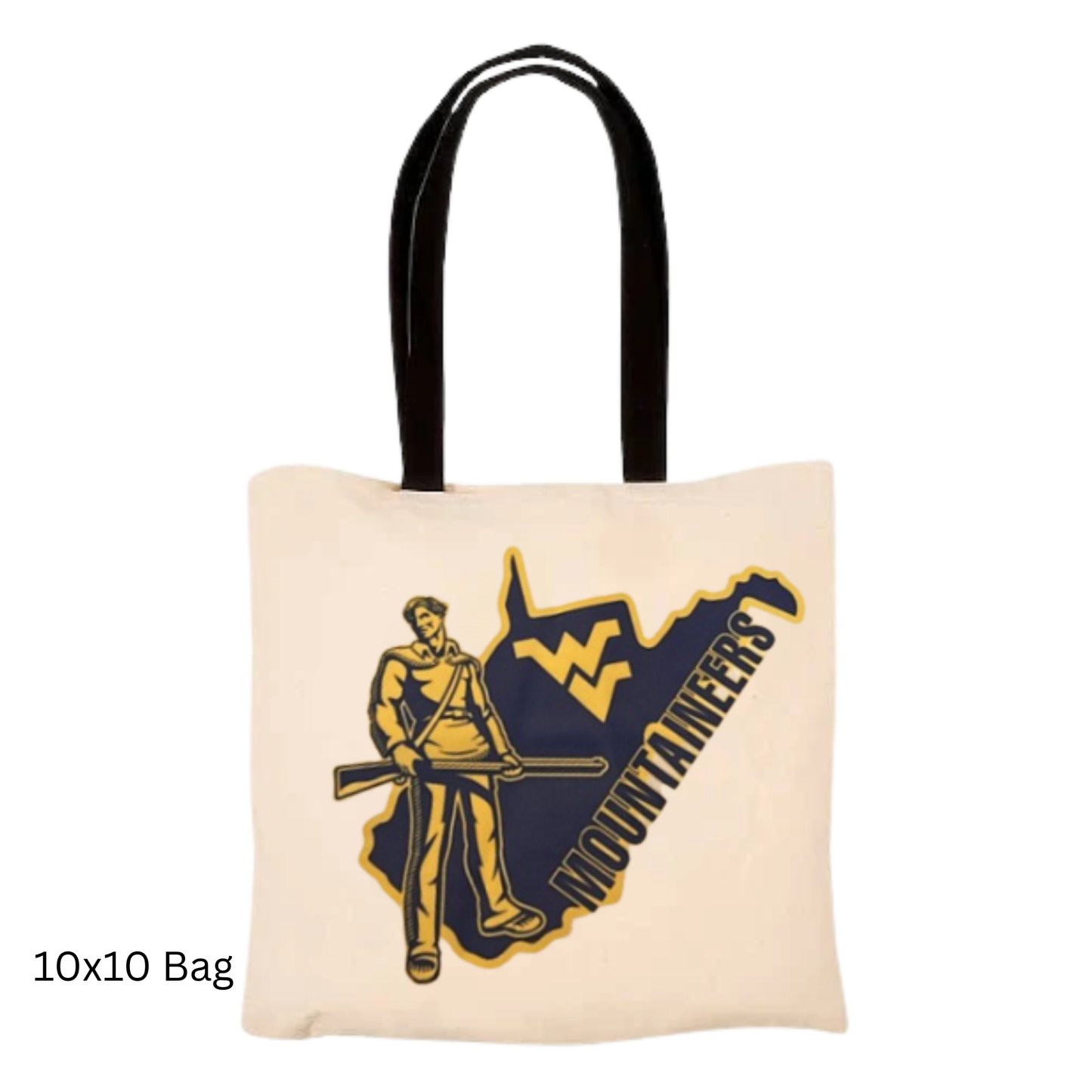 Team Canvas Tote Bag - West Virginia