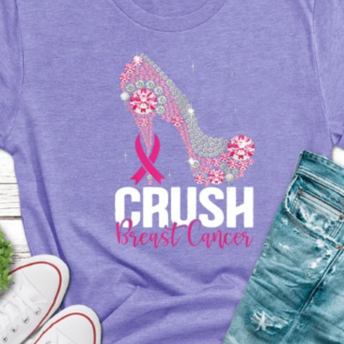 Crush Breast Cancer DTF Print Only