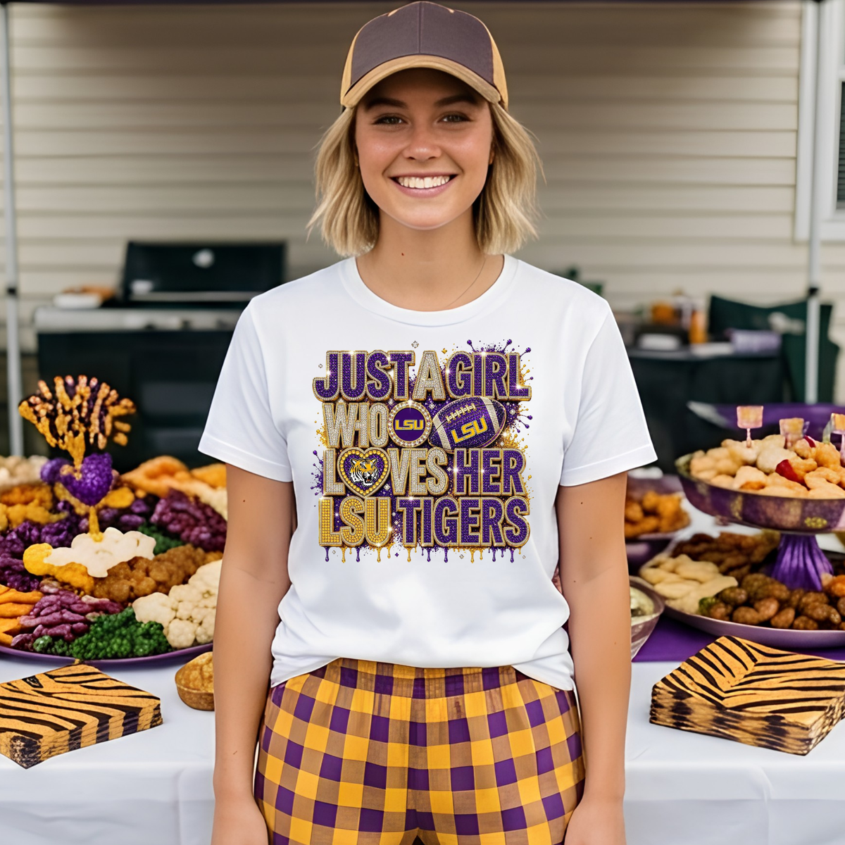 Just a girl who loves her Tigers DTF Print Only