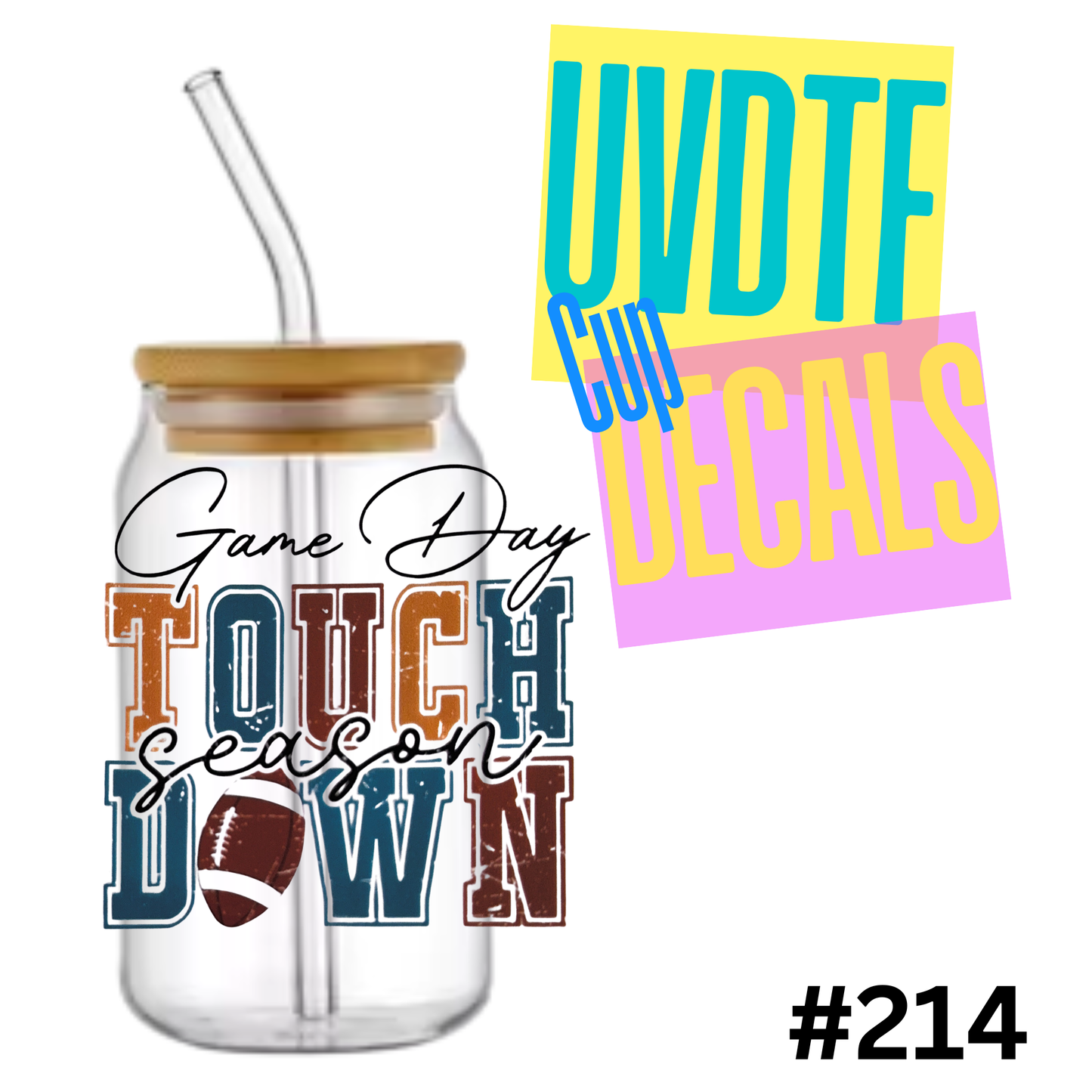 3 inch UVDTF Decal 214