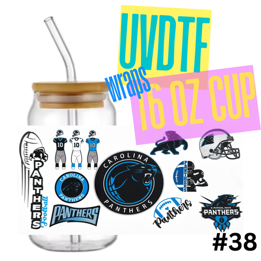 16oz Libby Glass Can UVDTF Wrap – Waterproof Ready-to-Apply Decal