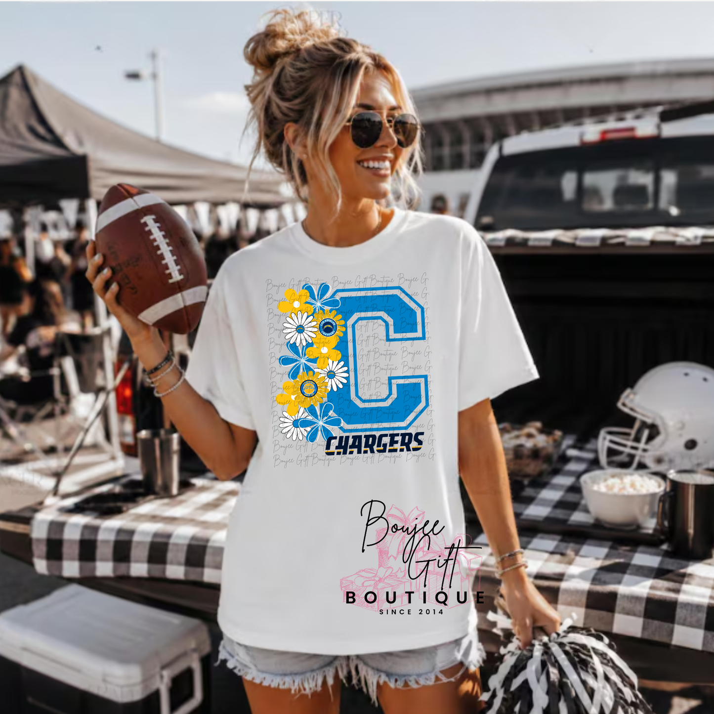 Chargers with Flowers DTF - PRINT ONLY