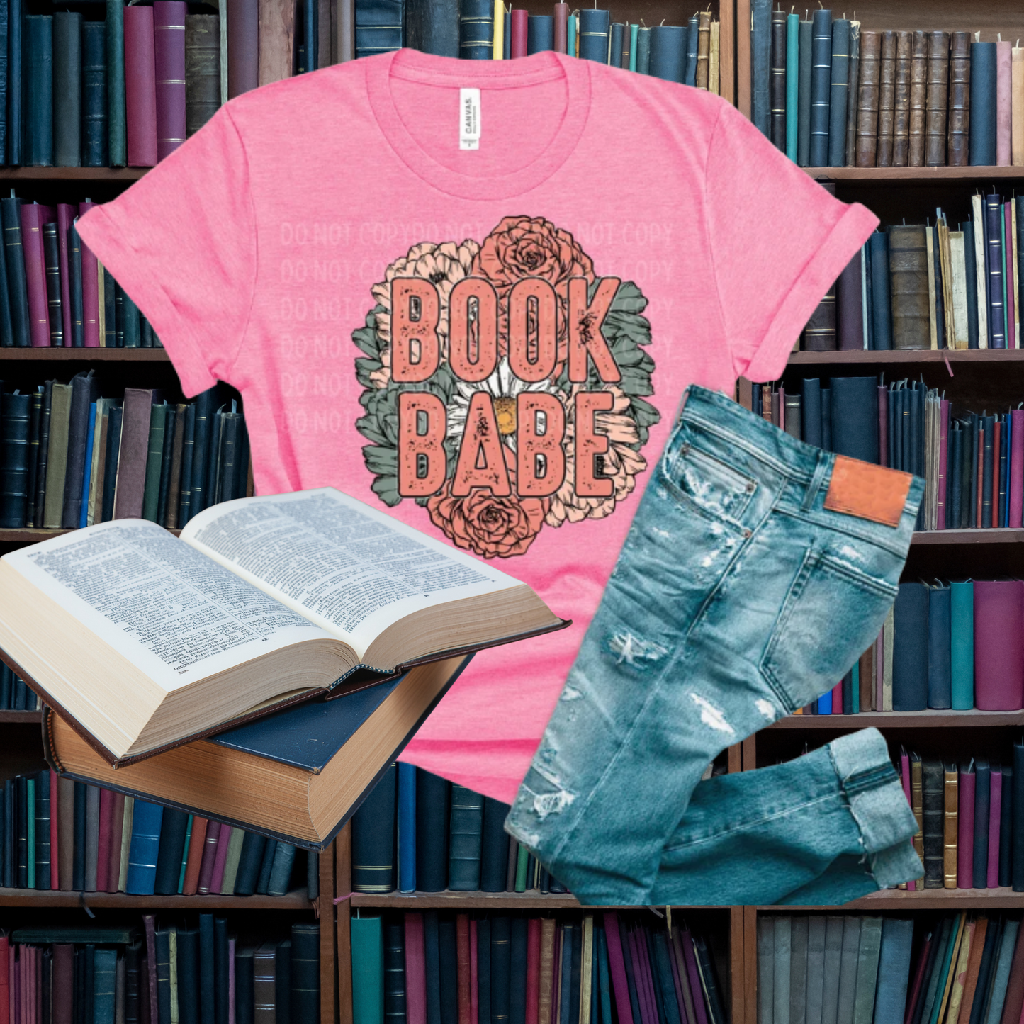 Book Babe DTF Print Only