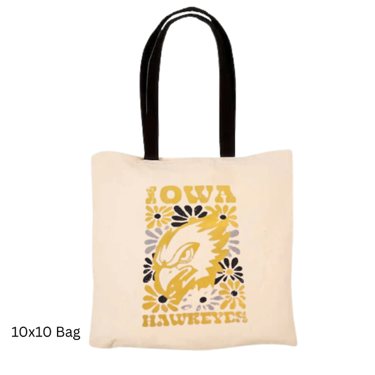 Team Canvas Tote Bag - IOWA