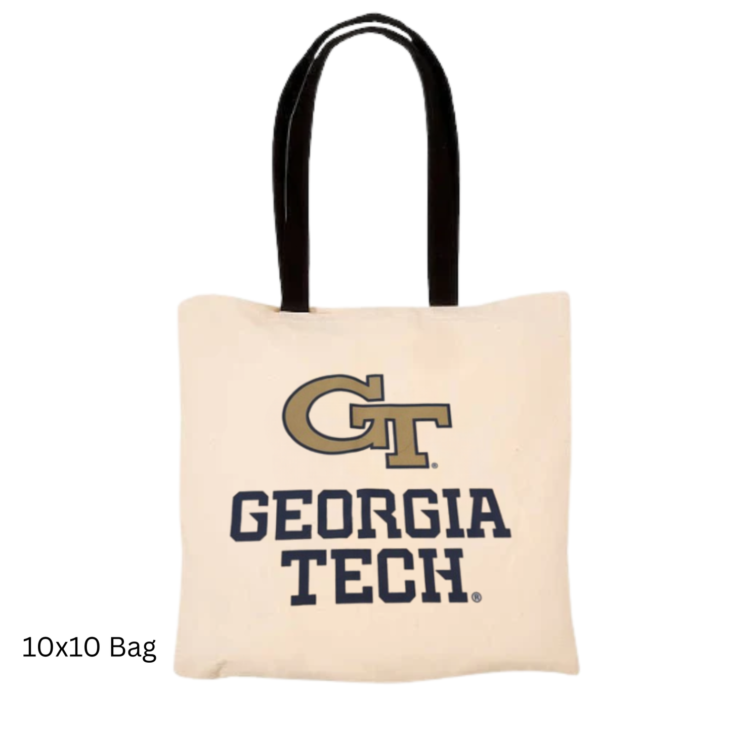 Team Canvas Tote Bag - Georgia Tech