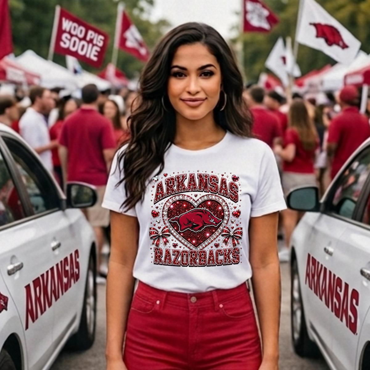Arkansas Rhinestones DTF Print Only