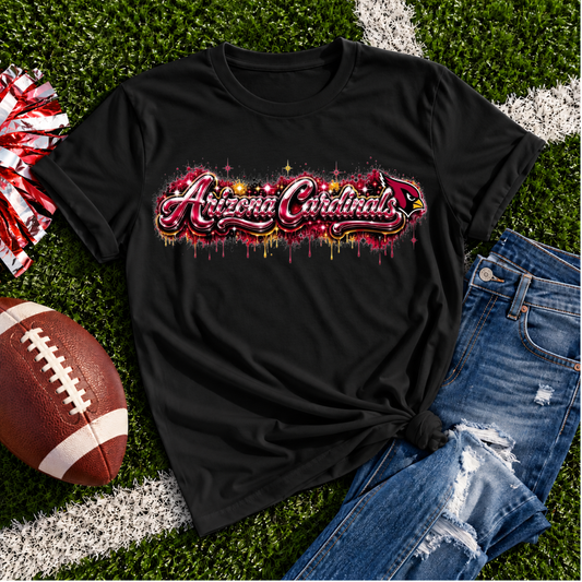 Arizona Cardinals Graffiti DTF Print