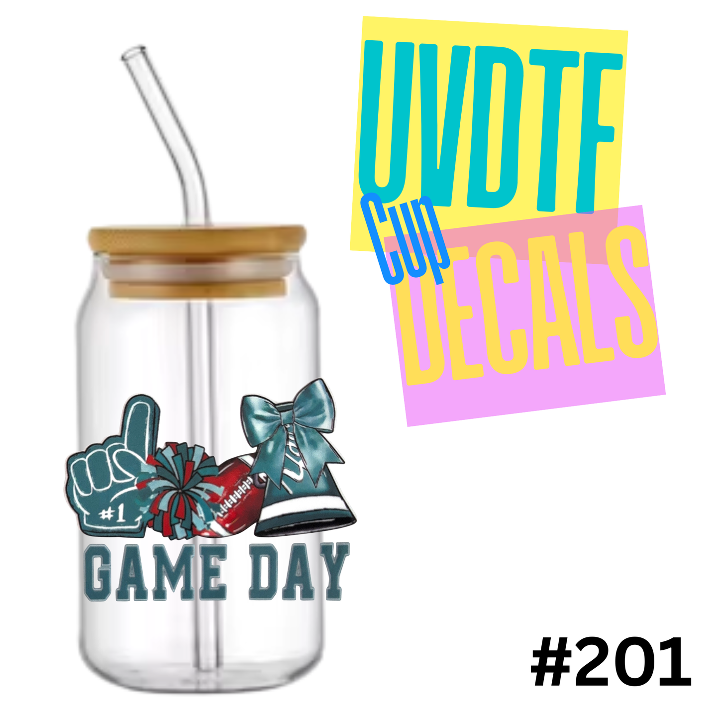 3 inch UVDTF Decal 201