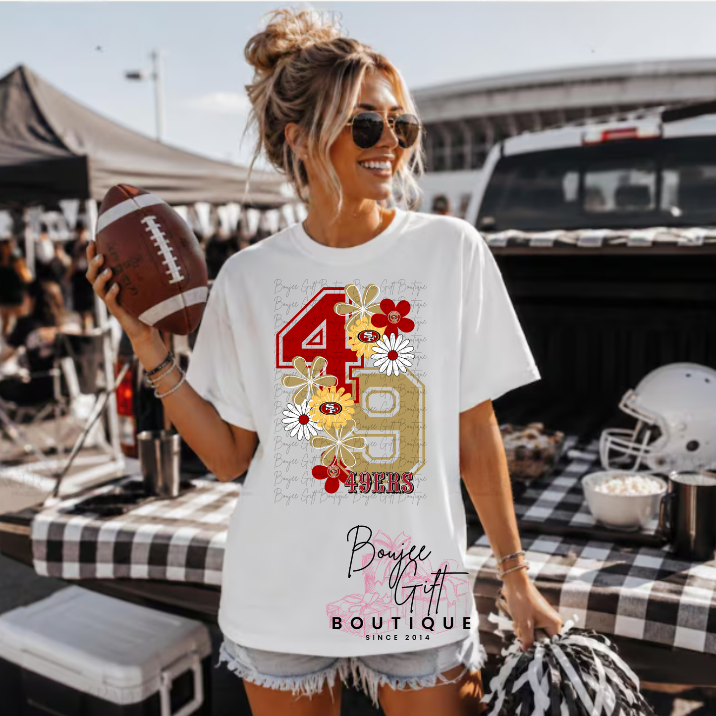 49ers with Flowers DTF - PRINT ONLY
