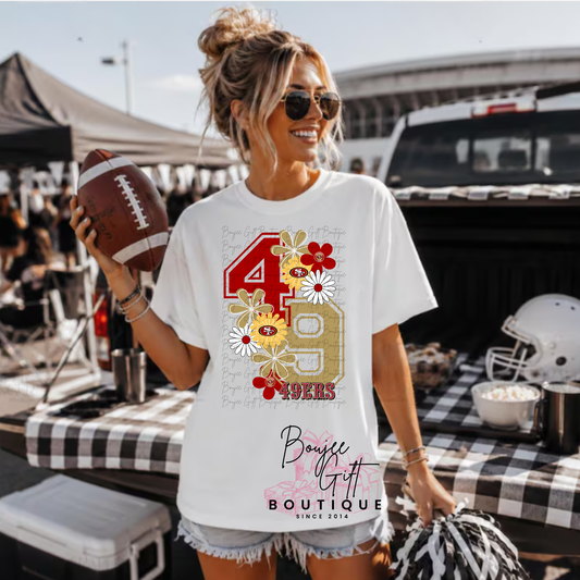 49ers with Flowers DTF - PRINT ONLY