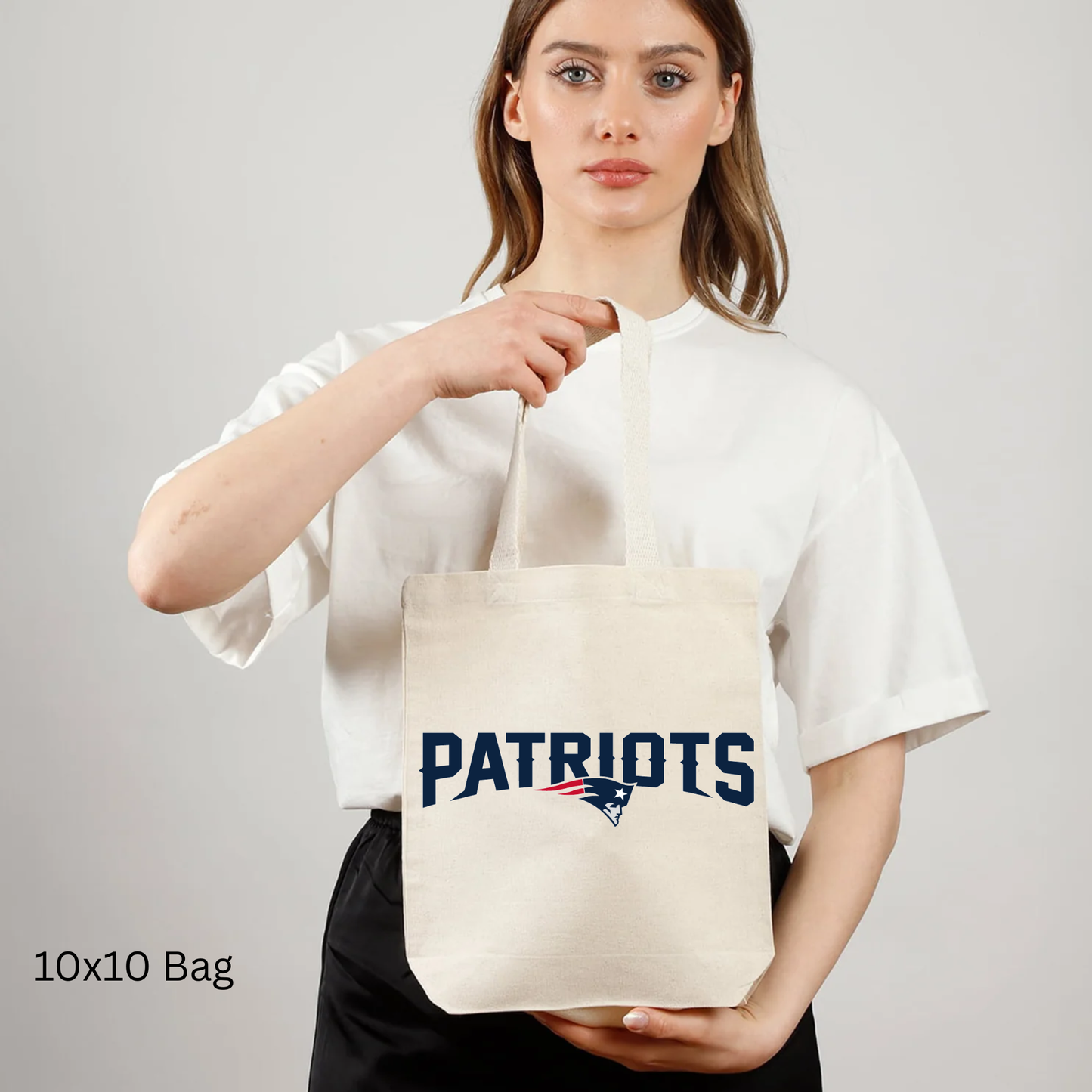 Team Canvas Tote Bag - Patriots
