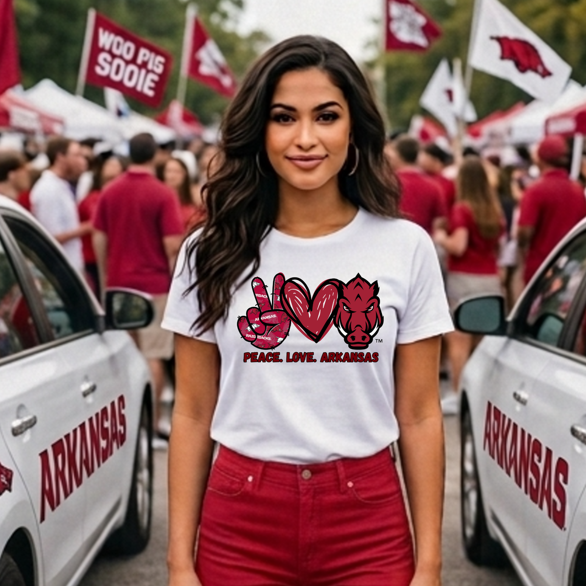 Peace Love Arkansas DTF Print Only