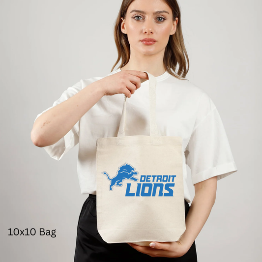 Team Canvas Tote Bag - Detroit