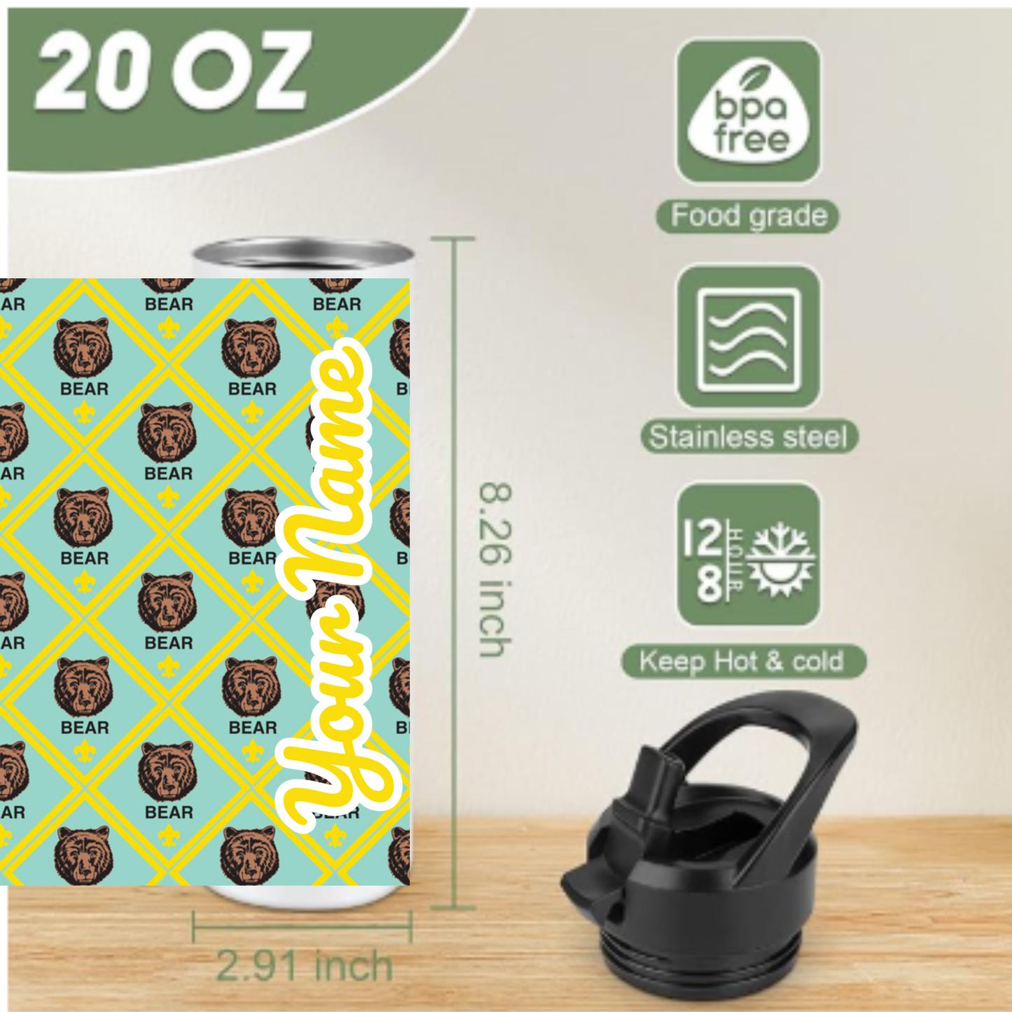 Cub Scout Water Bottle
