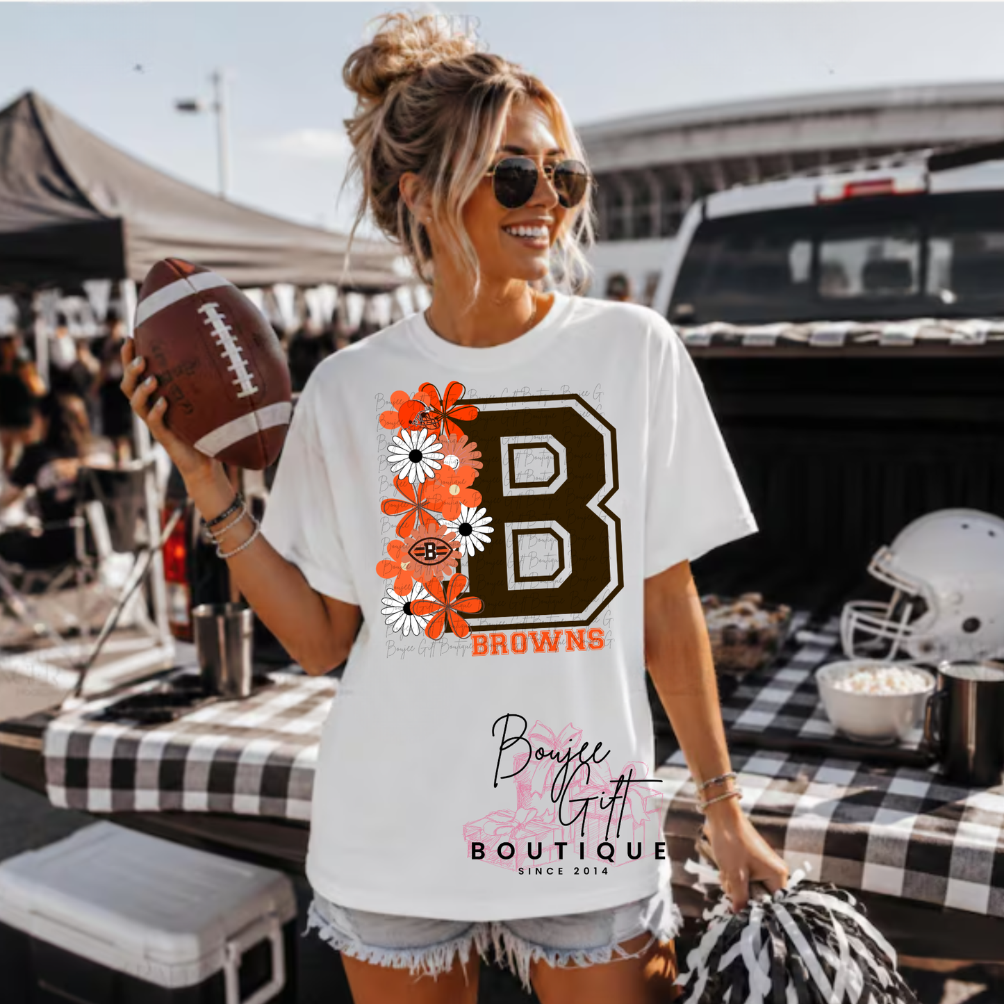 Browns with Flowers DTF - PRINT ONLY