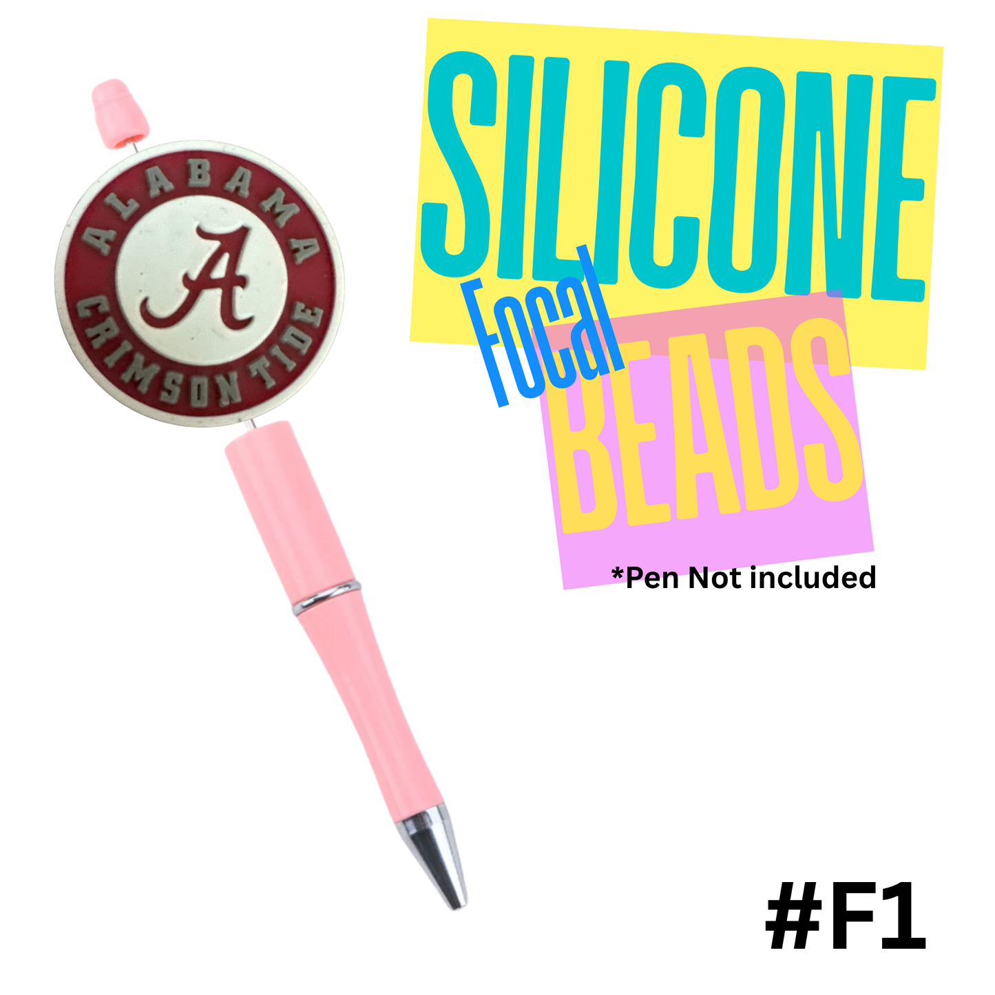 F1 Alabama silicon focal bead