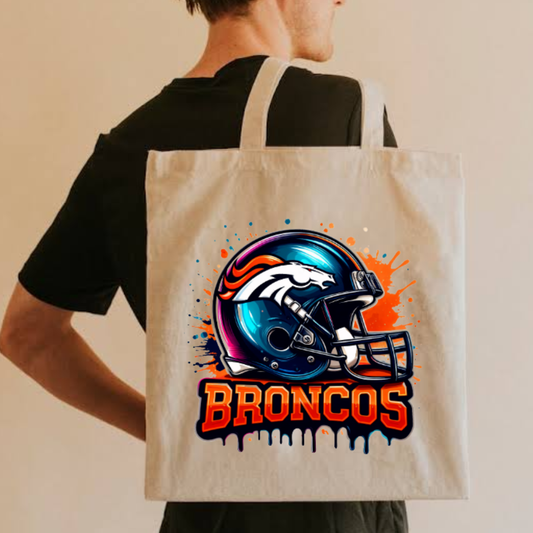 Team Canvas Tote Bag - Broncos