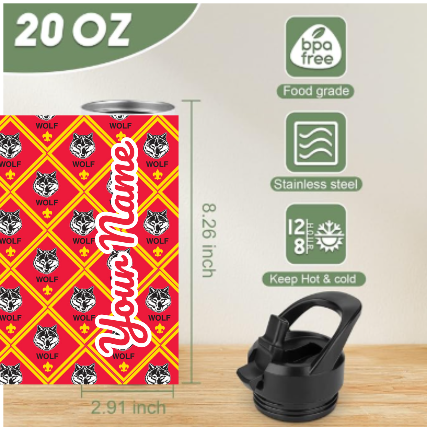 Cub Scout Water Bottle