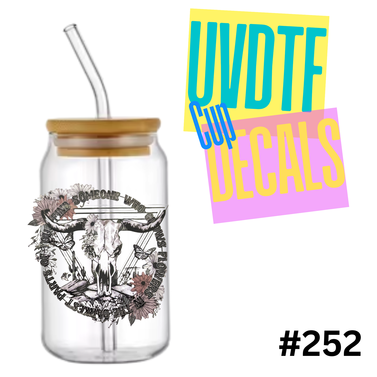 3 inch UVDTF Decal 252