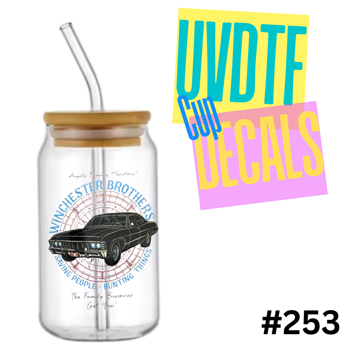 5 inch UVDTF Decal 253