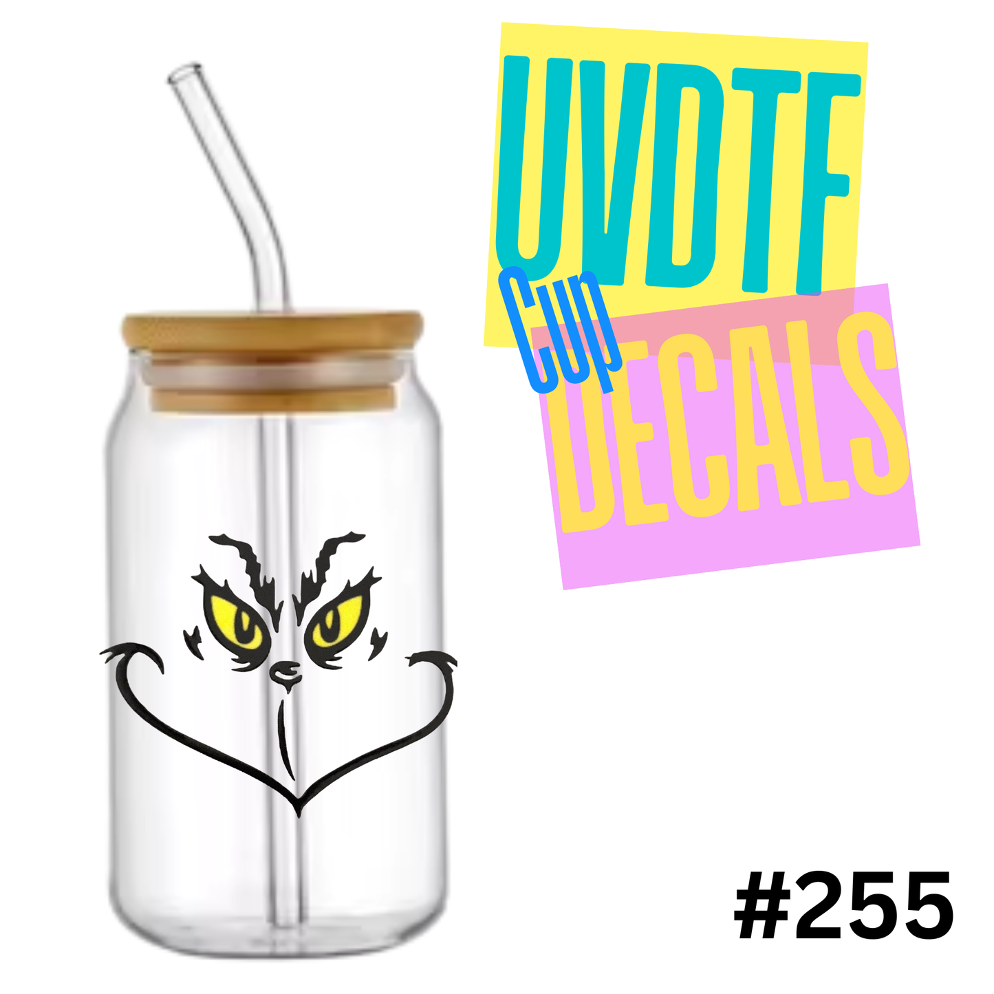 4 inch UVDTF Decal 255