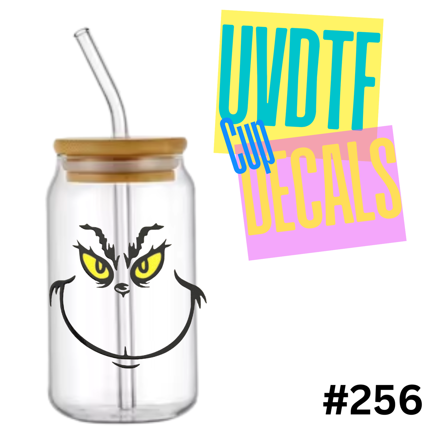 4 inch UVDTF Decal 256