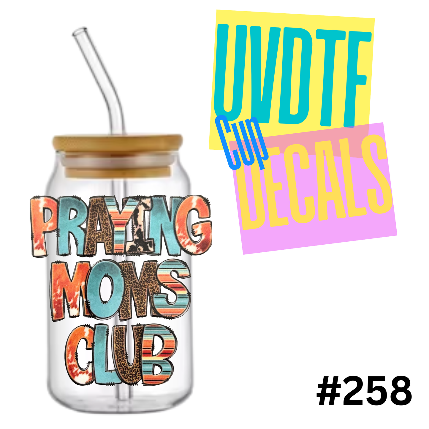 5 inch UVDTF Decal 258