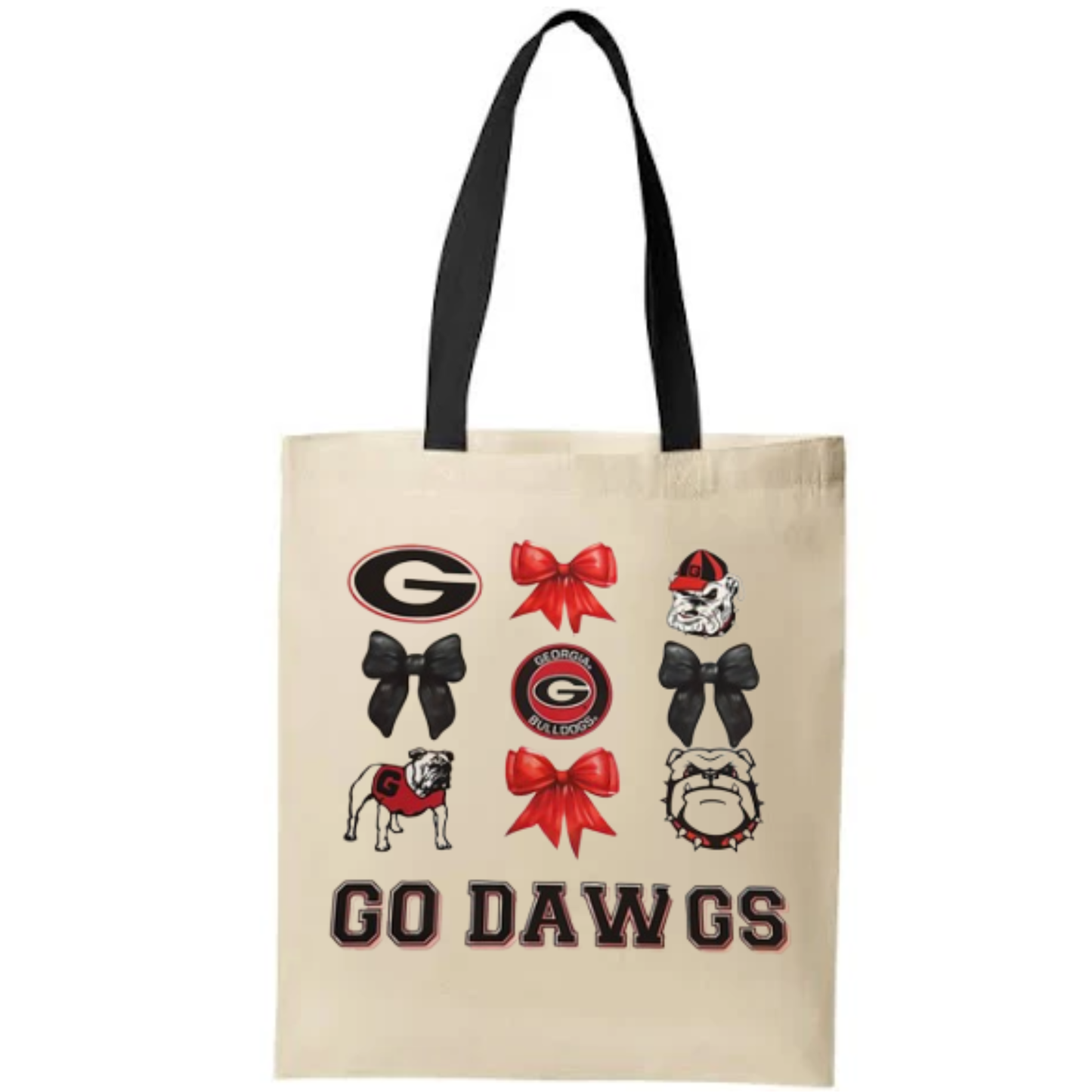 Team Canvas Tote Bag - UGA #2