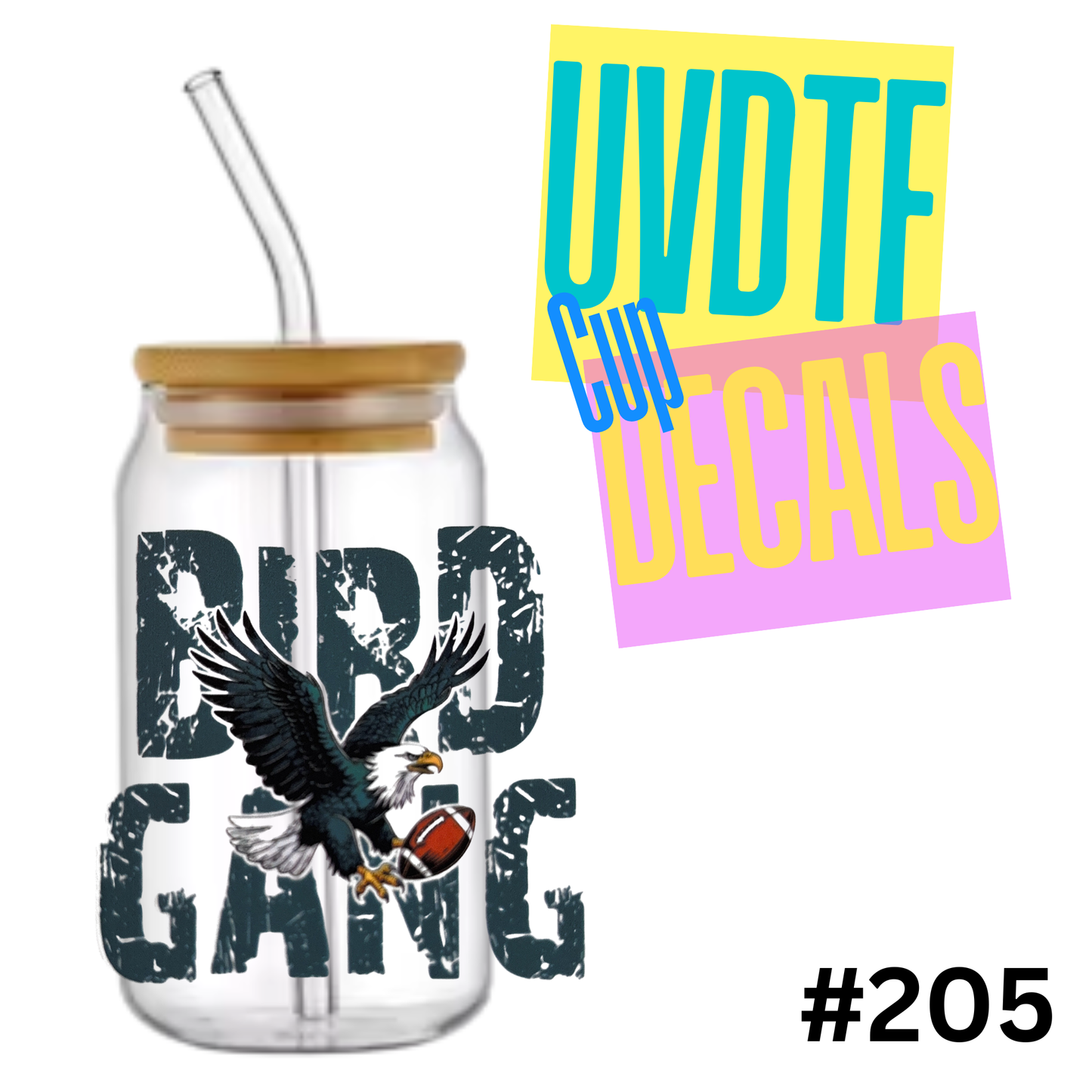3 inch UVDTF Decal 205